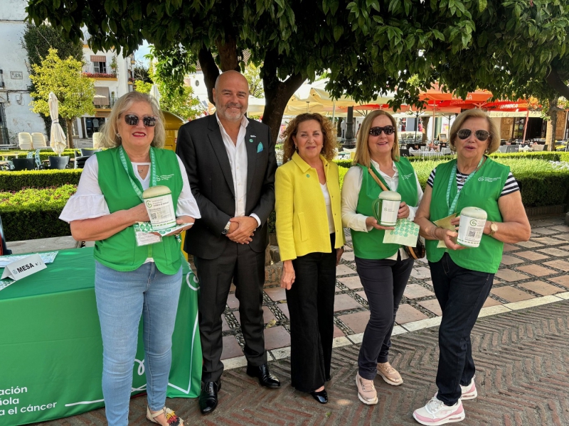 El Ayuntamiento respalda y agradece la labor de la Asociación Española contra el Cáncer en el día de la cuestación anual